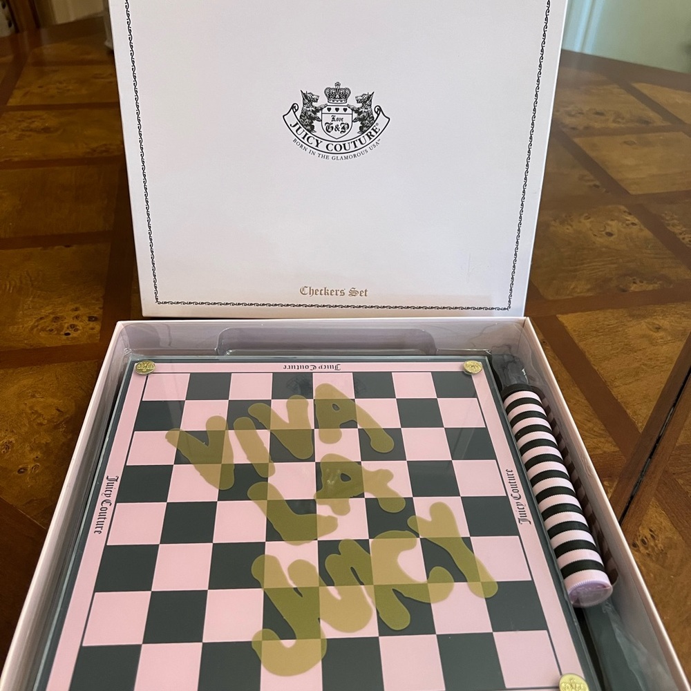 Juicy Couture Checkers Set